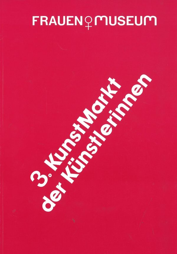 Katalogcover zu "3. Kunstmesse 1986 – 3. Kunstmarkt der Künstlerinnen"