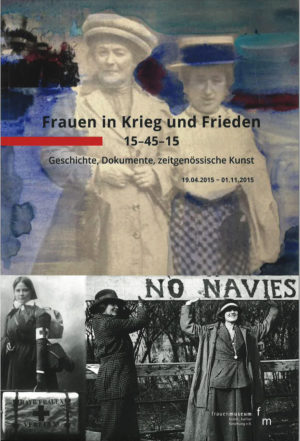 Katalogcover: "Frauen in Krieg und Frieden"
